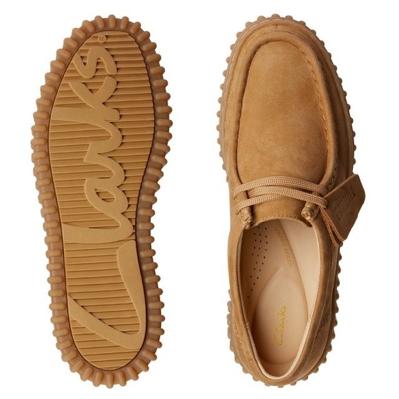 Clarks Torhill Bee Tan Shoes - Picture 1 of 9
